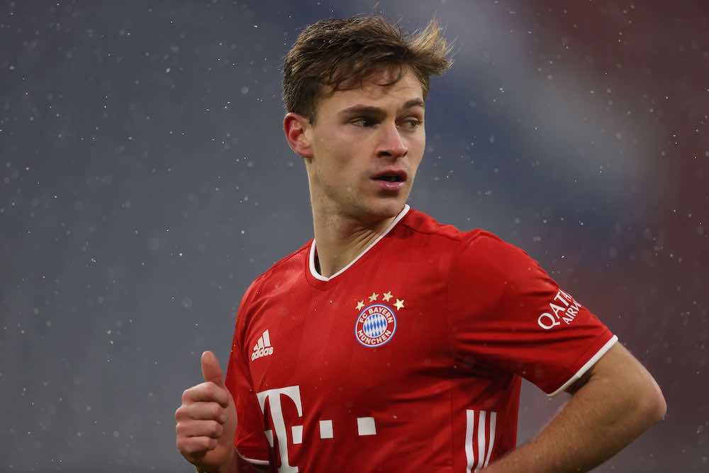 Joshua Kimmich playing for Bayern Munich