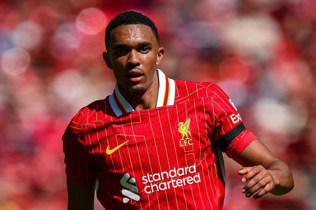 Trent Alexander Arnold (TAA) jugando con el Liverpool