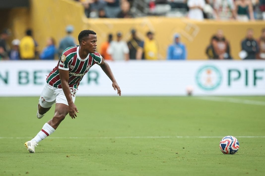 Jhon Arias em campo pelo Fluminense no Mundial