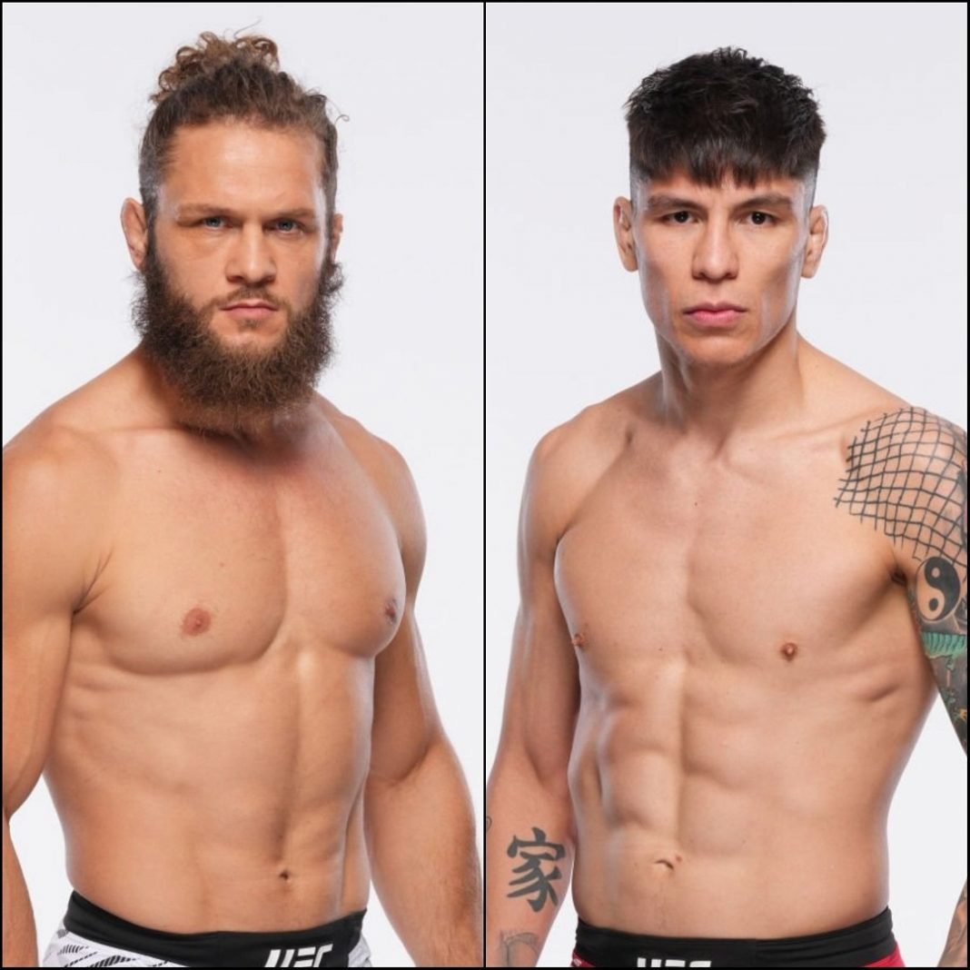 Fotomontagem do UFC com Rafael Fiziev x Ignacio Bahamondes