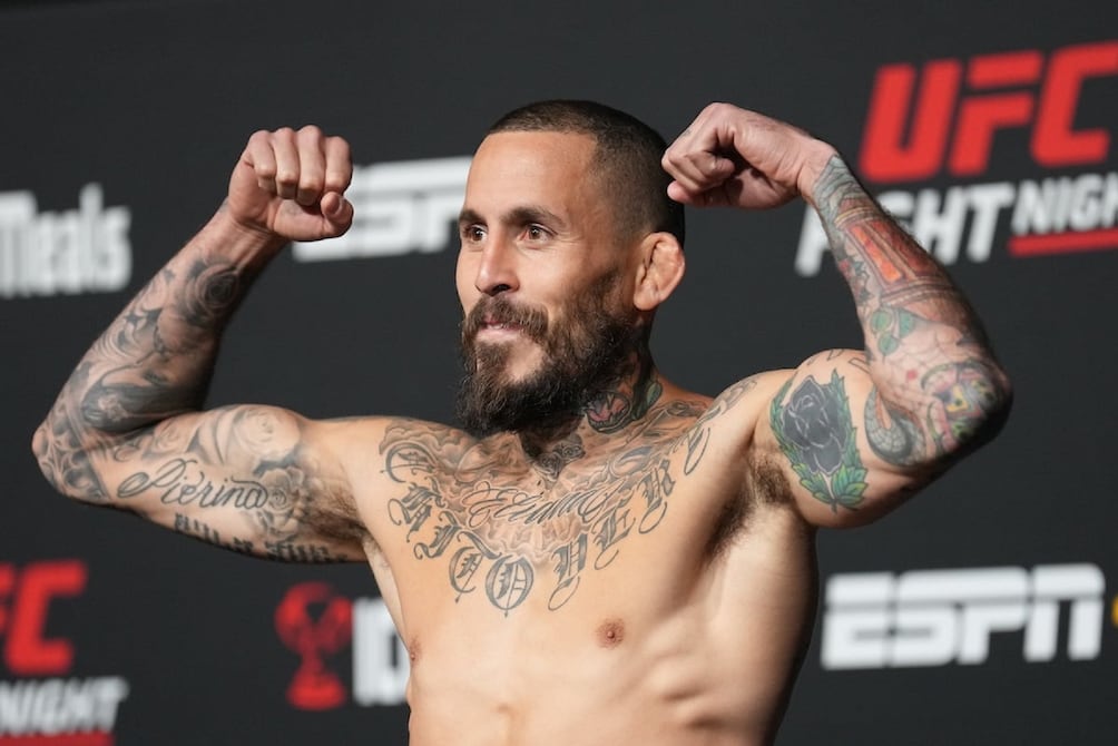 Marlon “Chito” Vera en el pesaje.