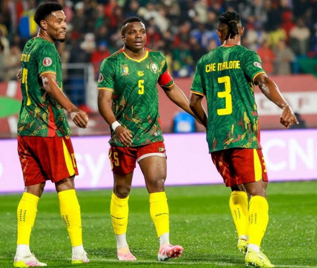 Jugadores de Camerún.