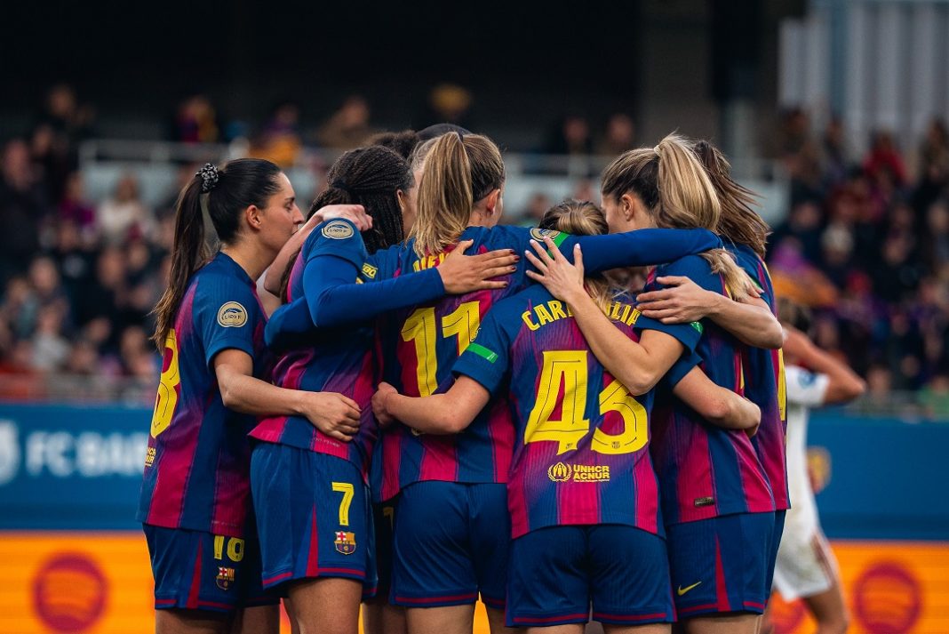 Jugadoras del Barcelona FEmení.