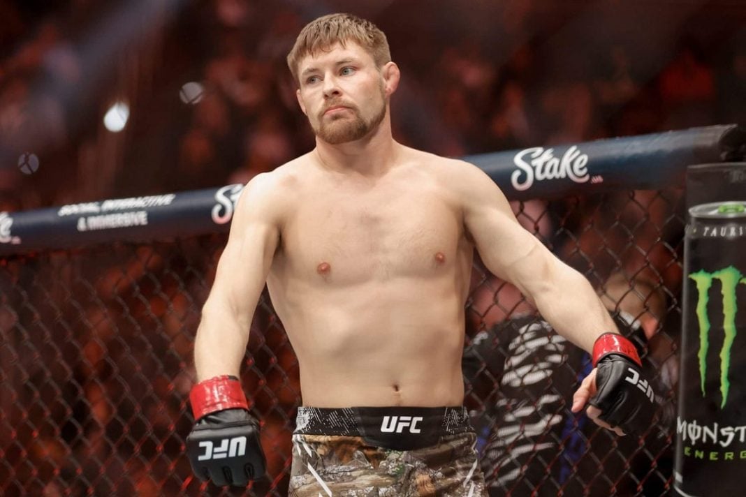 Bryce Mitchells prepara-se para um round no UFC