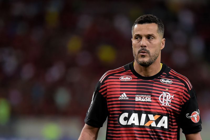 Júlio César na sua 2ª passagem pelo Flamengo