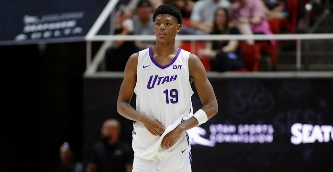 Ace Bailey do Utah Jazz na NBA Summer League