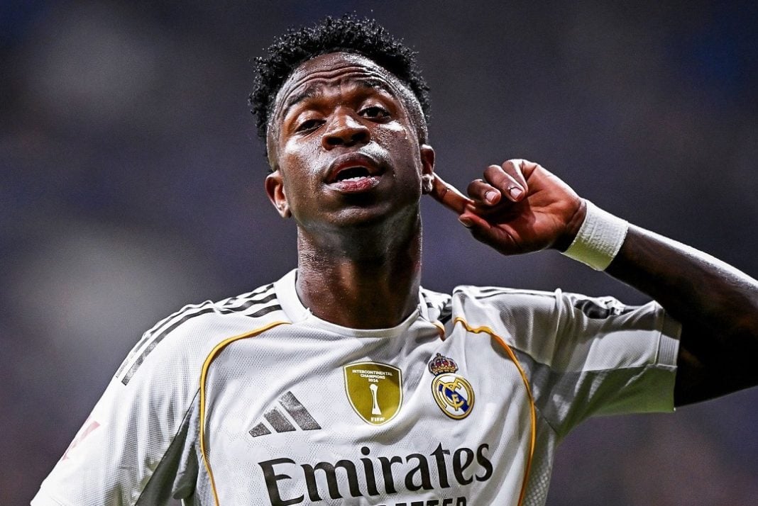 Vini Jr. provoca torcida adversária após gol do Real Madrid
