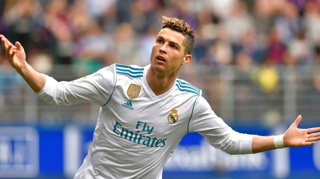 Cristiano Ronaldo comemora gol do Real Madrid
